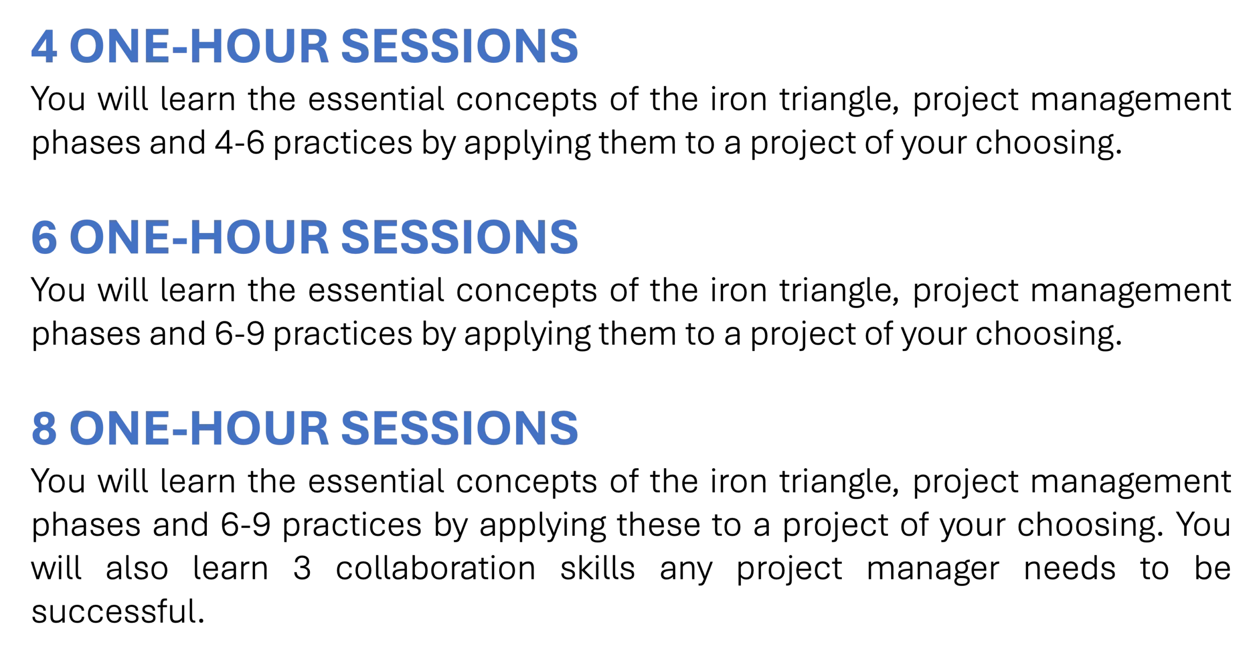 roadmap workshops